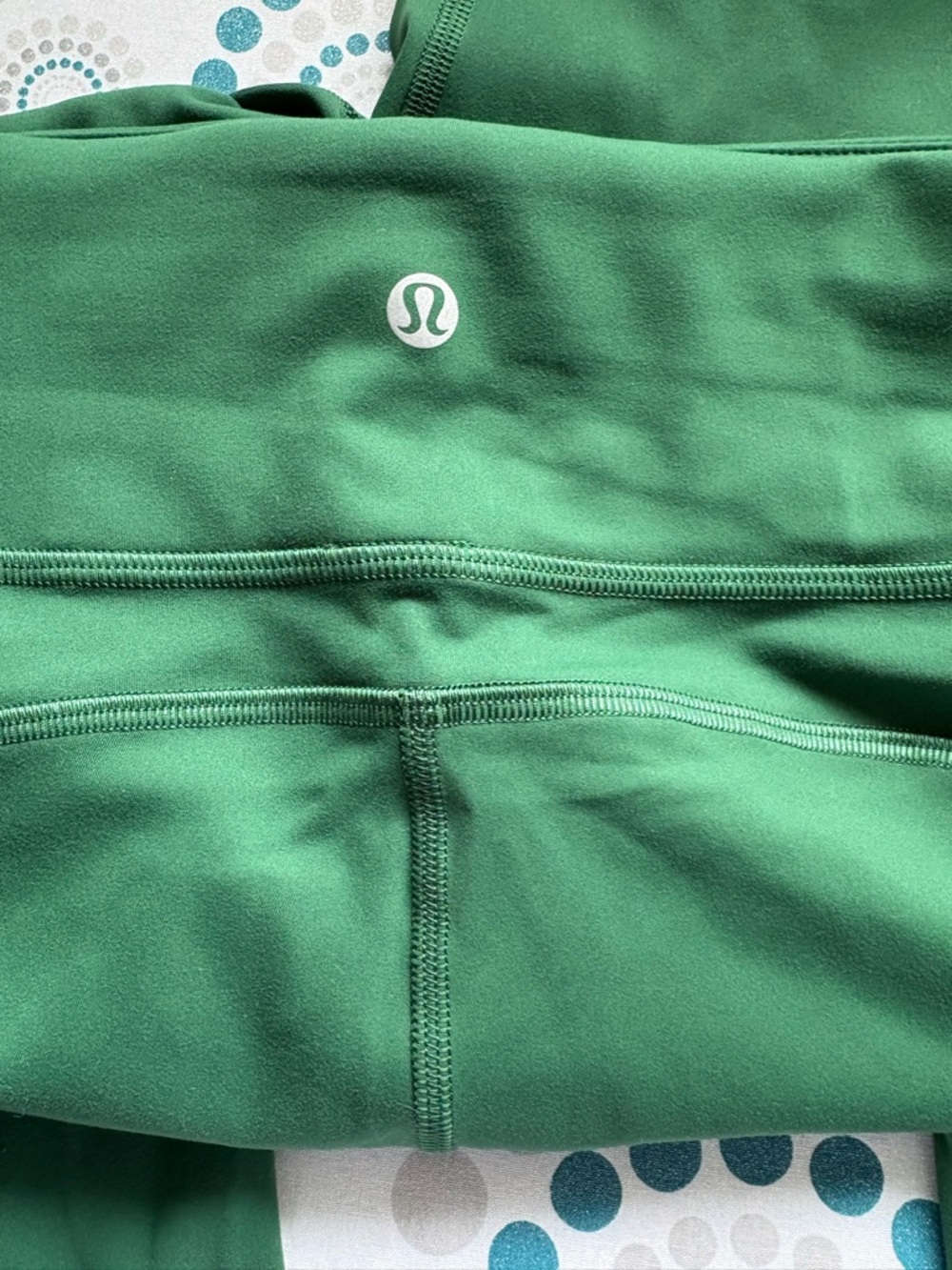 NWOT- 16 Buttery soft Kelly /Emerald Lululemon Performance wt Pockets Leggings - Picture 4 of 8
